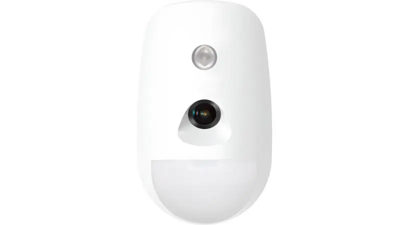 Wireless indoor PIR-CAM detector 15m/85.9° 30KG pet-immunity Up to 12m IR 3 CR123A batteries included Excludes mounting bracket Excludes mounting bracket