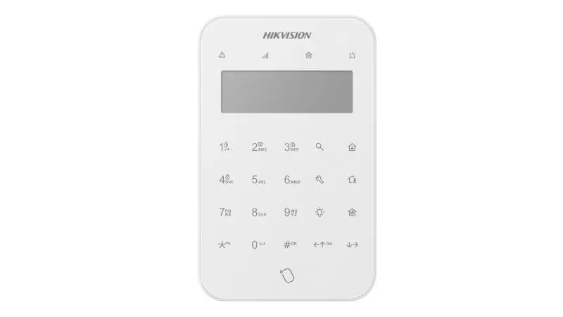 Wireless keypad with LCD screen